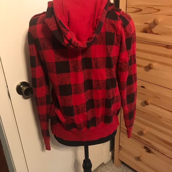 FOREVER 21 Buffalo red plaid jacket - Picture 2 of 4